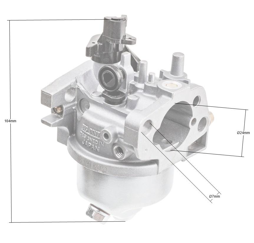 Gaźnik Nac T575/T675 Z Opcją Wkręcanego Primera Kosiarki Marketowe 080006