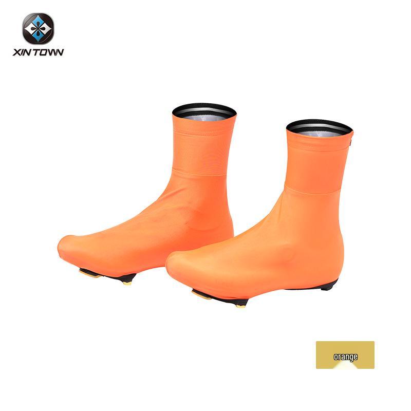 XINTOWN Solid Color Cycling Shoe Covers - Lightweight, Dustproof, Anti-Fouling Bicycle Gear