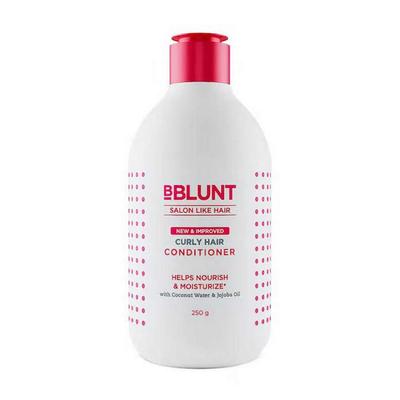 BBLUNT Curly Hair Conditioner With Coconut Water & Jojoba Oil For Hydrated Shiny Curls 250 Ml
