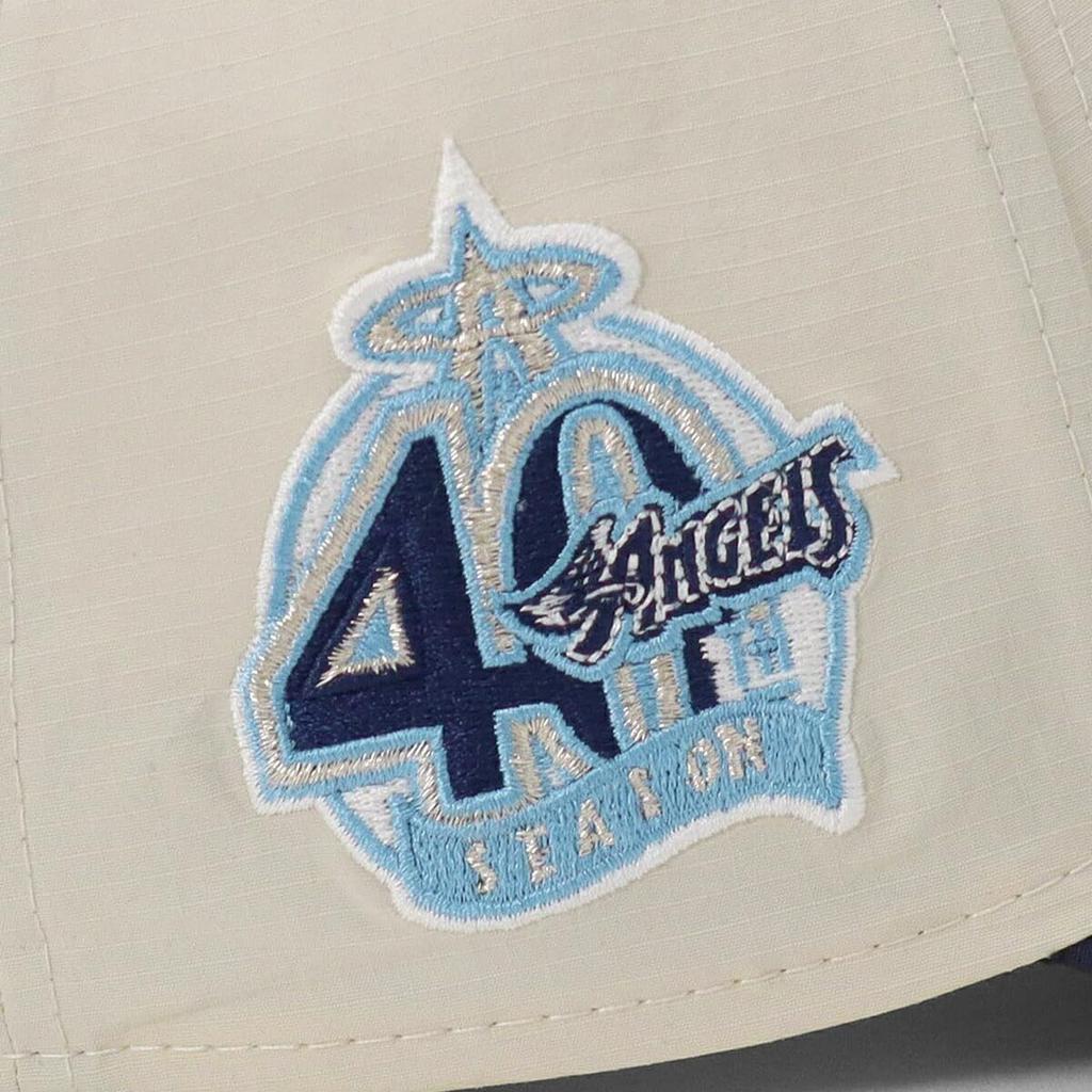 New Era Cap 9FORTY Strap 14693849 NER36C3521 MLB Los Angeles Angels LAA White Beige FREE SIDE PATCH ONSPOTZ Exclusive Hat 9FORTY 940 Side Patch Unisex