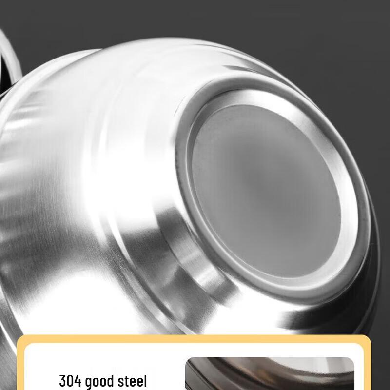 Huihuang 304 Stainless Steel Double-Layer Insulated Bowl