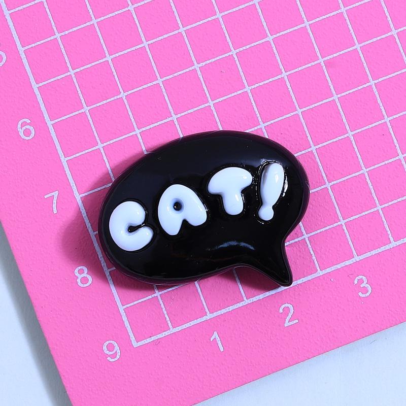 Dark Orange Cat Resin DIY Jewelry & Shoe Buckle Accessories