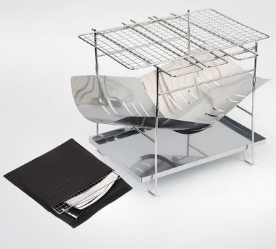 ACURACE Folding Campfire Set, Compact, Lightweight, Foldable, for Solo Camping, Includes Net and Storage Case