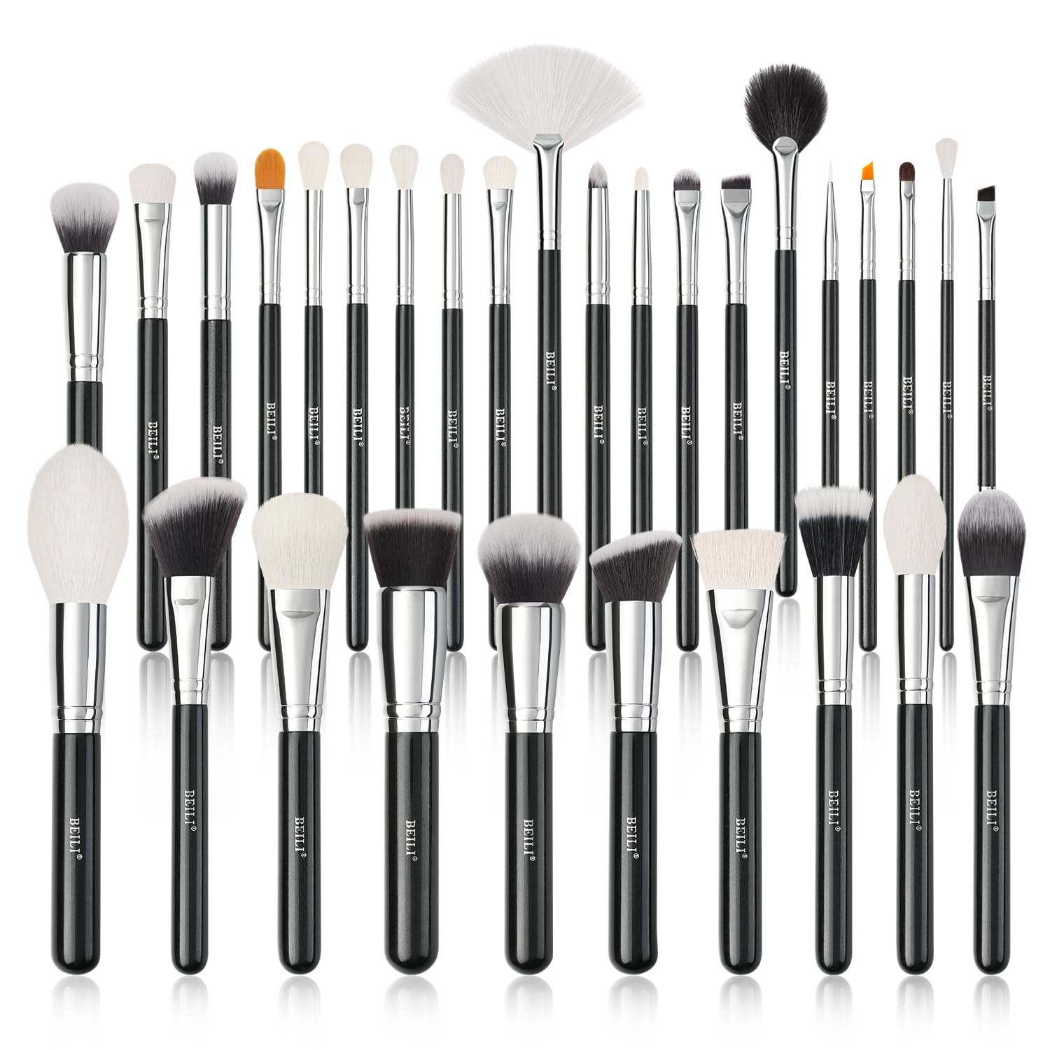 BEILI 30Pcs Professional Makeup Brush Set
