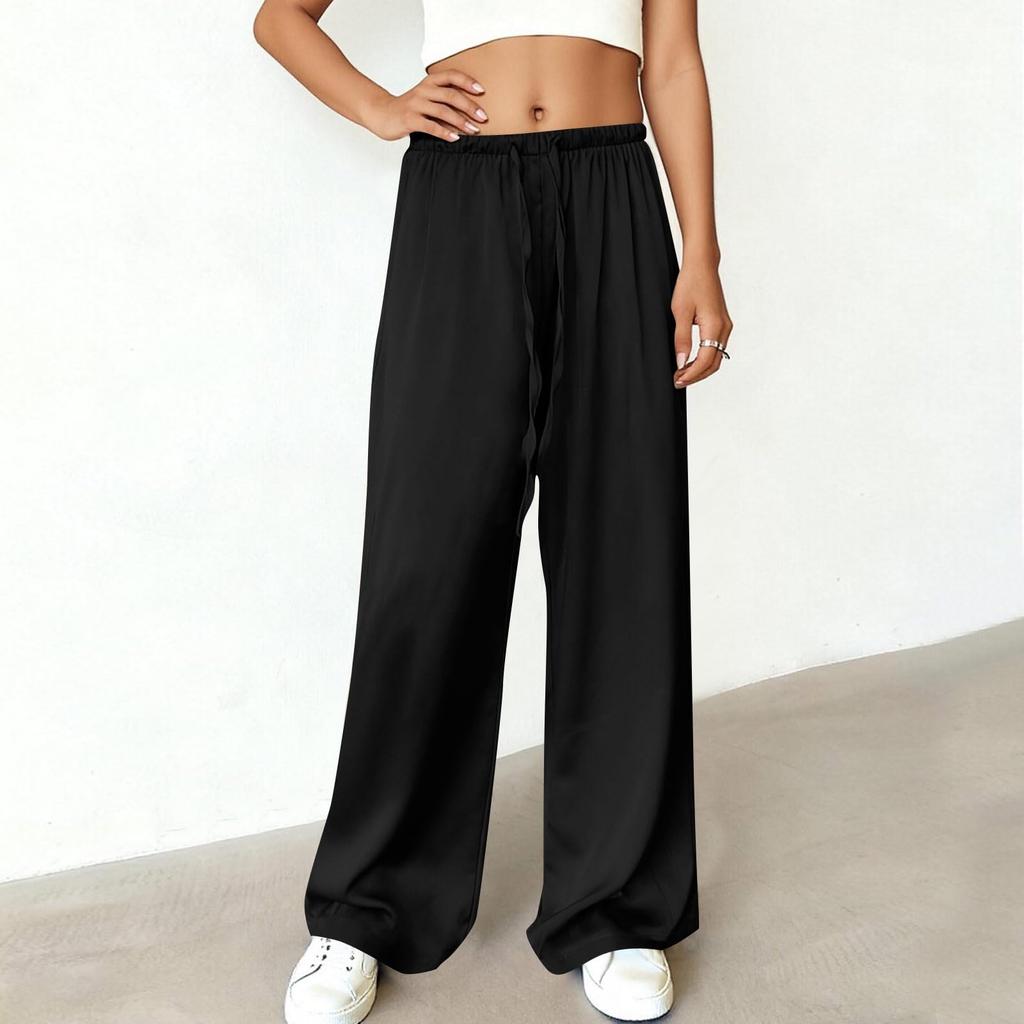 Women's Loose And Comfortable Casual Fashion Solid Color Pants