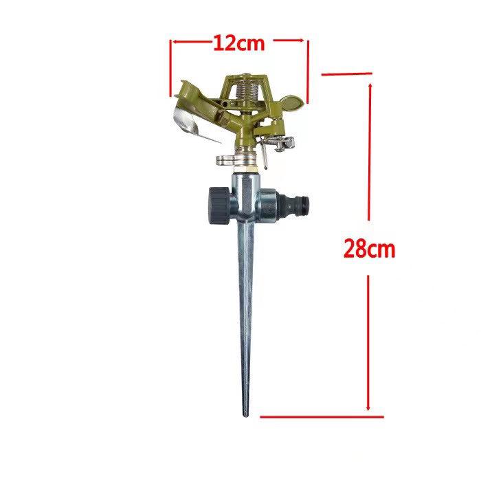 

360° Rotating Spike Lawn Sprinkler for Garden Dust Removal