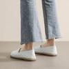 Fashion Spring Summer Fashion Flats Women Loafers Soft Comfortable Slip-on Shoes Flat Woman Casual White Shoes Plus Size 42 A45900