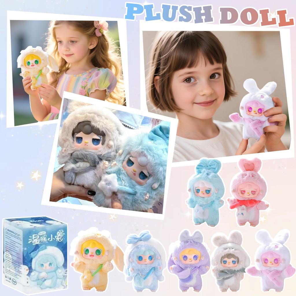 Plyšová panenka ze série Kawaii, Sběratelské plyšové hračky Kawaii Mystery jako dárek k narozeninám