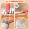 3pcs 3 In 1 Multifunctional Portable Cup Lid Cleaning Brush