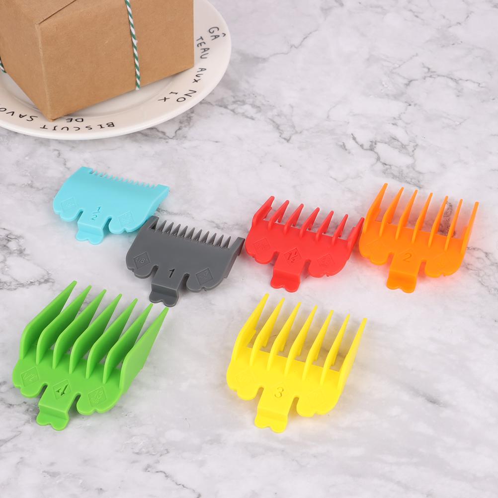 10Pcs Barber Shop Styling Comb Sets Clipper Hair Limit Comb Trimmer Attachment