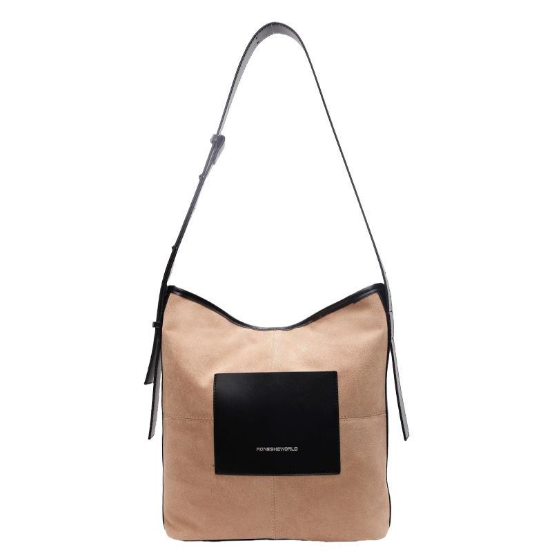 

Большая вместительная сумка-тоут для поездок на работу в стиле ретро, сумка через плечо для поездок на работу через плечо хаки