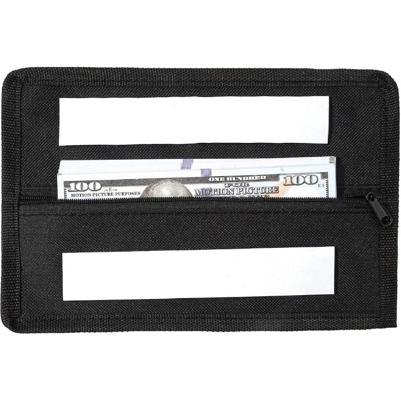 Diversion Safe Bag, Hidden Safe Bag, Concealed Valuables Safe, for Home Office Desk Chair Bedside Table Wardrobe (2, black)