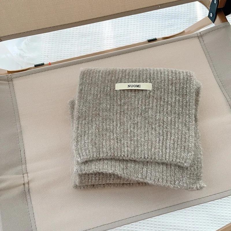 1-8Years Wool Versatile Children's Scarf Autumn and Winter Knitted Warm Scarves for Boys and Girls Trendy Windproof Headscarf