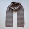 Retro Gestreifter Dickstrick Unisex Snood - Warm & Vielseitig für Herbst/Winter