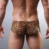 Leopard Print Low - Rise Men's Briefs With U - Convex Design For Sexy Look & Body Shaping Factory Direct Supply