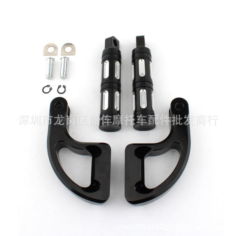 Rear Passenger Footrest Bracket Harley-Davidson Touring Models 1993-2024 Chrome Or Black Finish