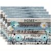 Printed Festival Party Placemats: Stain-Proof, Heat-Resistant Table Decoration