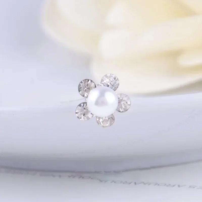 

10Pcs Creative Pearl Crystal Hair Clip Wedding Bride Bridesmaid Hair Accessory Hair Clip Women s Gift Accessory Wholesale