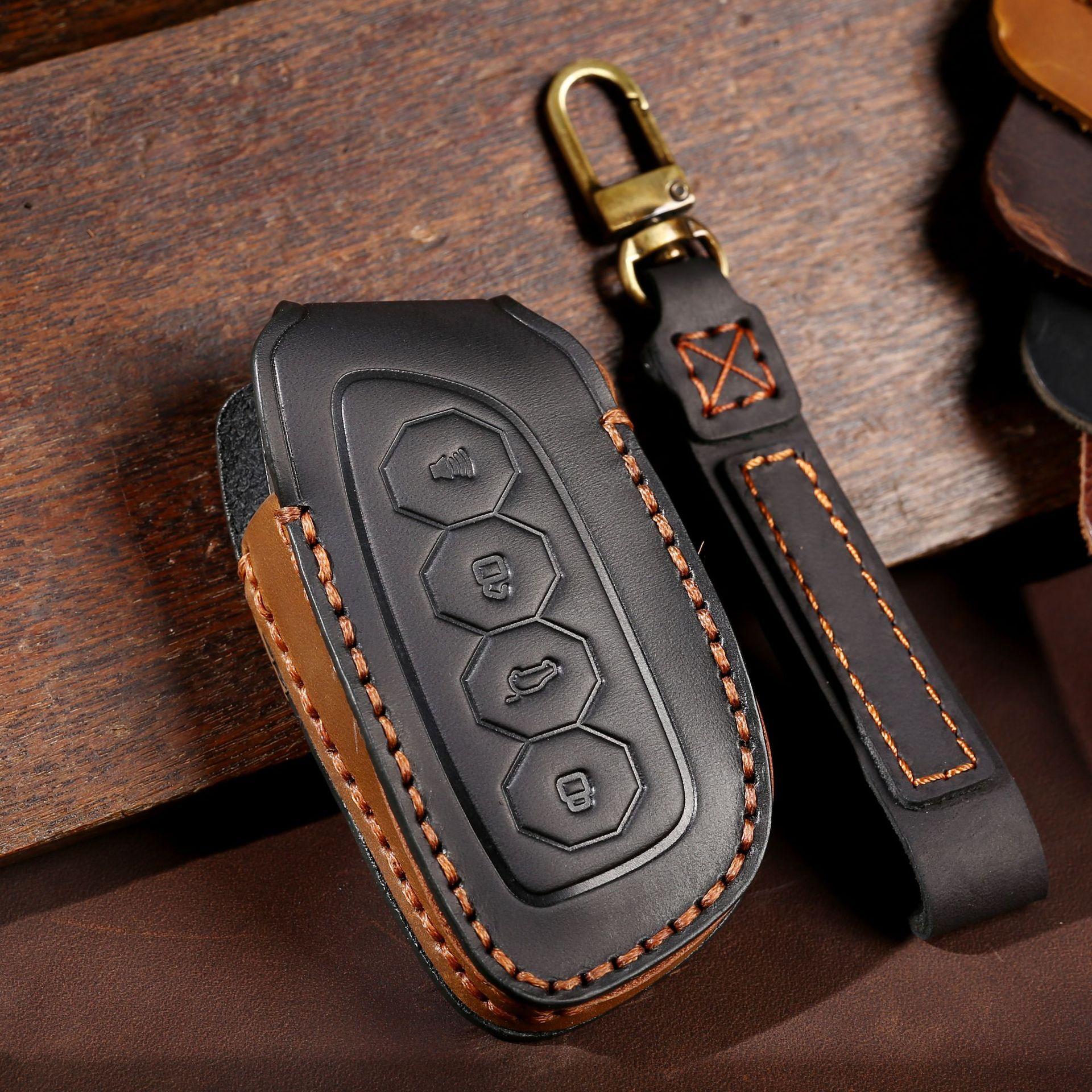 

New Product Key Holder For Great Wall Haval DARGO N3 H3 F3 F7 II H9 II Shell Key Cover Bag Accessories чорний