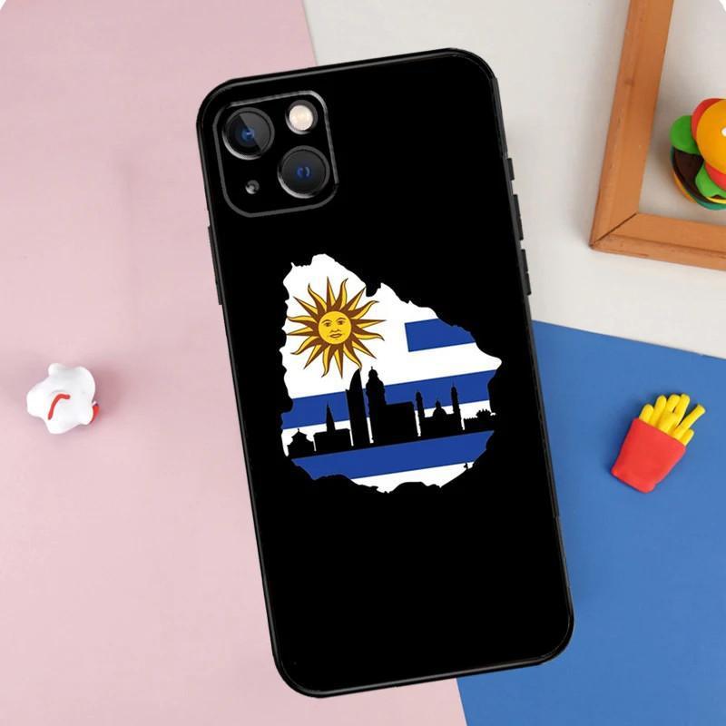 Applicable To Apple Iphone13Promax Mobile Phone Case Uruguay Flag Mobile Phone Case, Painted And Anti-Drop Huawei