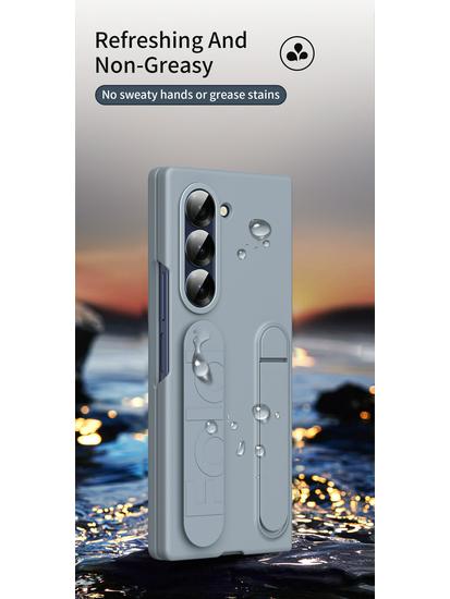 Samsung Galaxy Z Fold 7 Case with Vertical Wrist Strap & Stand - Full Coverage, Anti-drop Protection