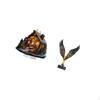 Nativity Scene Sculpture Standing Ornament Acrylic Home Statue Wing Handmade Cafe Resin