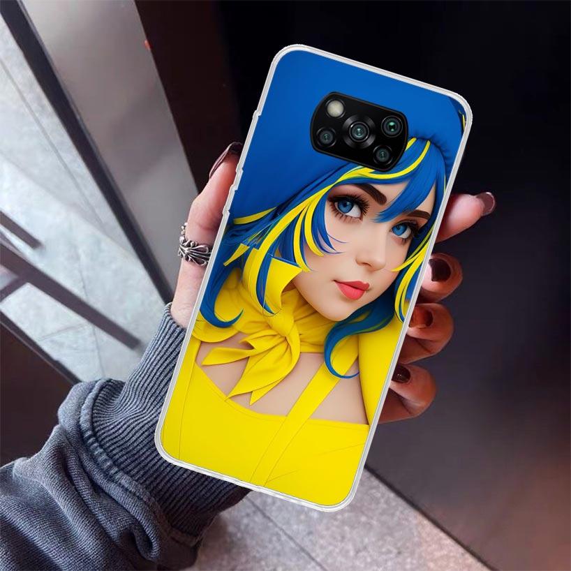 

Ukraine Beautiful Art Girls Phone Case For Xiaomi Poco X5 X6 X7 Pro F7 Ultra M7 Redmi 15C 15 13C 13 12C 12 10 10C 10A 9 9C 9T 9A Redmi 13