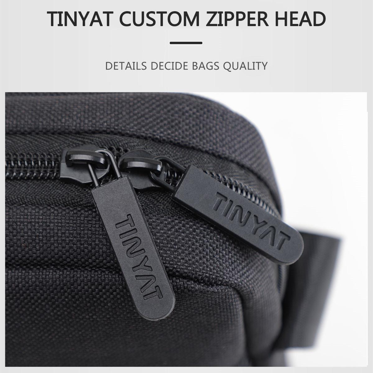 TINYAT Мужские сумки Легкая холщовая сумка на плечо для Ipad Повседневные сумки через — фото 10