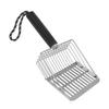 Litter Scoop,304 Stainless Steel Cat Metal Scoop With Detachable Handle For Litter Pan, Litter Scoop