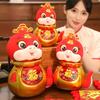 Luxurious 2025 New Year Snake Plush Doll Charming Zodiac Snake For Good Fortune Gifts