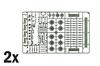Italeri 1/35 WWII Soviet T-34/76 1943 Production Model with Aluminum Barrel and Metal Wire, Premium Kit, Plastic Model Kit IT6570