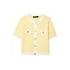 European and American Style, New Women's Clothing, Fashionable, Casual, Versatile Short-sleeved Knitted Jacket 1822/006