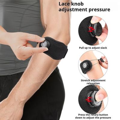 Tennis Elbow Brace Adjustable Golfer Elbow Brace Pad Compression Strap Forearm Support Band for Tendonitis Relief