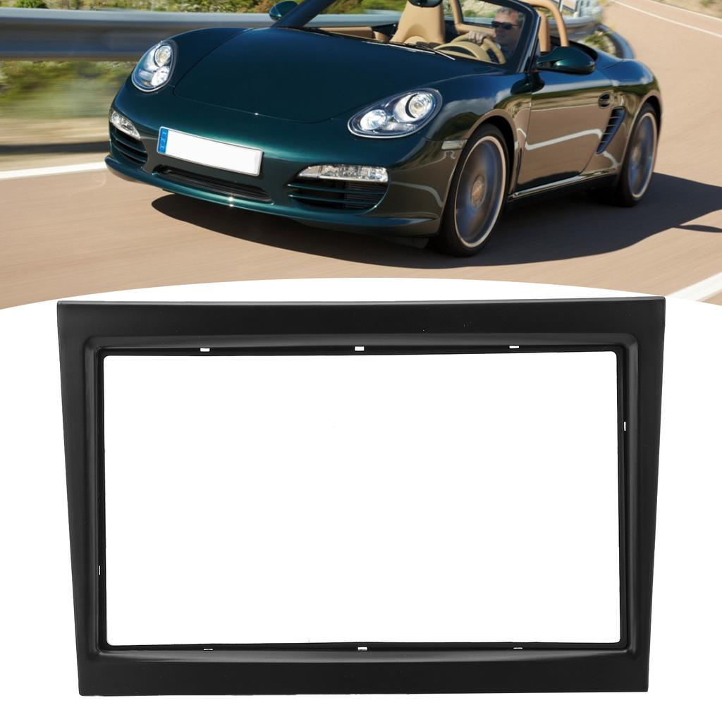 2DIN Car Stereo Radio Fascia Center Control CD Navigation Trim Replacement for 911 997 987 Boxster 2009