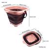 Children's collapsible bucket multi-functional small bucket seaside toys play sand portable play water catch the sea