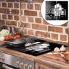 GLASS CUTTING BOARD 2x 30x52 ICE