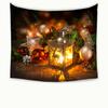 Christmas Elk Floor Lamp Tapestry Holiday Festival Bedroom Living Room Background Decoration Hanging Cloth