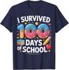 Funny School Ice Cream I Survived 100 Days of School Unisex T-Shirt