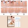 120 Pezzi Nastro Invisibile per Lifting Viso Sottile Traspirante Impermeabile Estensibile Modellatore Viso Doppio Mento Collo Pelle Rilassata Rassodante Slimming Patch Lifting