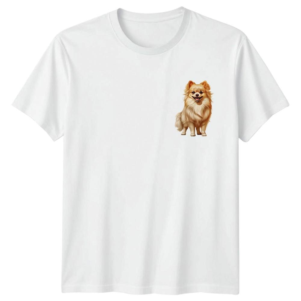 Pomeranian Dog Animals Unisexs TShirt Unisexs Tee Graphic Unisex Top S