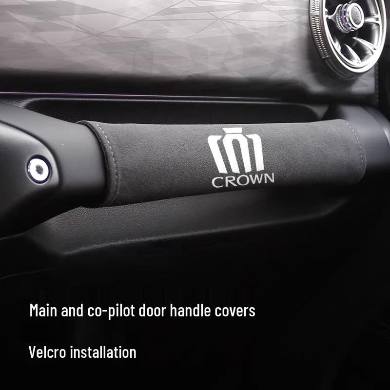 Crown Land Cruiser Vellfire Car Roof Flocking Armrest Cover