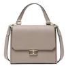 Detachable Shoulder Strap Gold Hardware Leather Tote Bag Women Handbags Gray 6240564