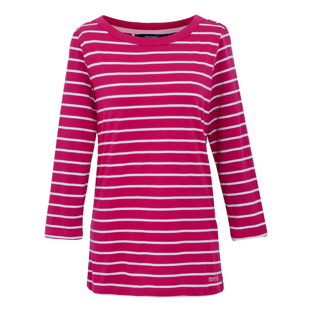 Regatta Gestreiftes Baylette II-T-Shirt für Damen