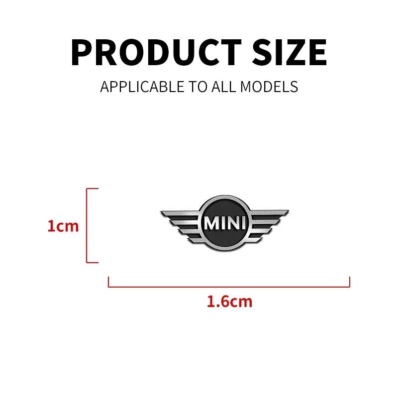 2/4 pezzi Distintivo Emblema Adesivo in Alluminio 3D per MINI E90 COOPER S JCW R55 R56 R60 R61 F54 F55 F56 F57 F60 One R50 Accessori ycahd11
