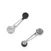 2 Pcs Car Window Crank Handle 12745409 D4TZ-102334 For Ford 1978-1996 For F-250 For F-100 Automotive Replacement Accessories
