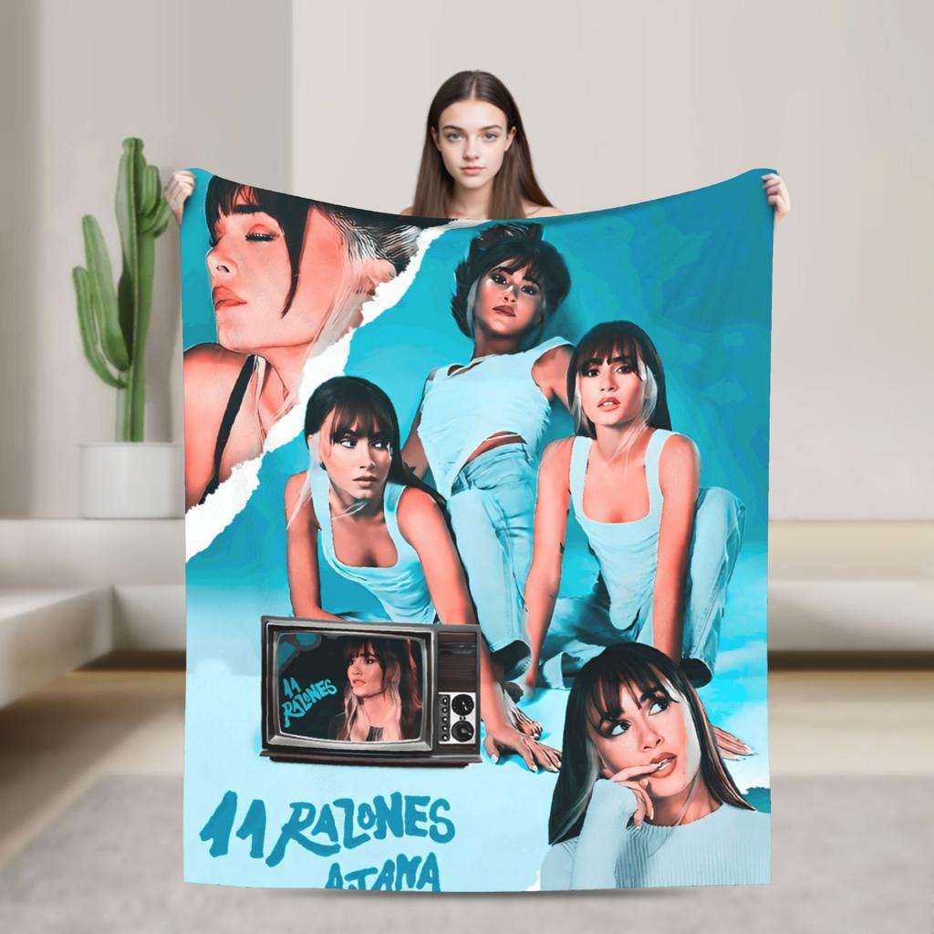 Singer Aitanaed Album Ocana Blanket  Travel Office Flannel Bedding Throws For Home Decor Warm Soft Customized Quality Bedspread
