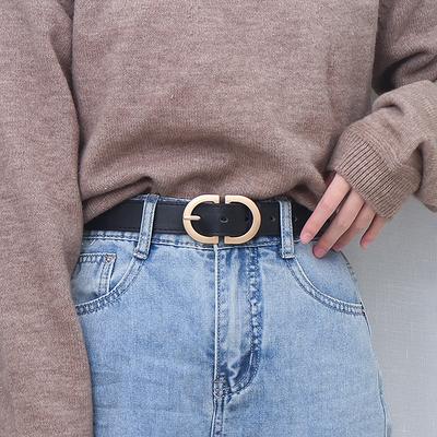 Korean Simple Belt With Suit Coat Jeans Women'S Waistband Simple Decorative Casual Versatile Belt Accessories