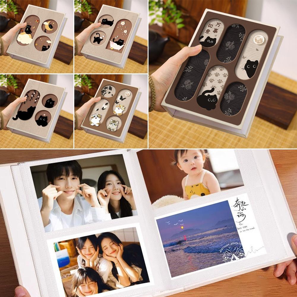 Luxury Design Photo Album Cat Themed Cover Idol Photo Card Holder Cute Card Collect Book