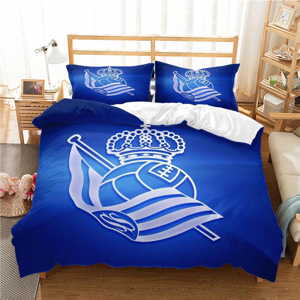 Bedding Four-Piece Set, Digital Printing Bedding, Football Basketball Quilt Cover Printing