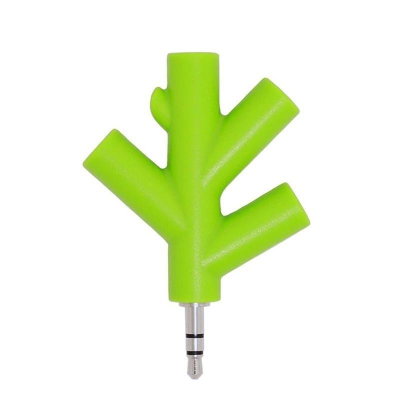 3.5mm Earphone Headphone Audio Splitter 1 Male to 2 3 4 Female Y Port Cables
